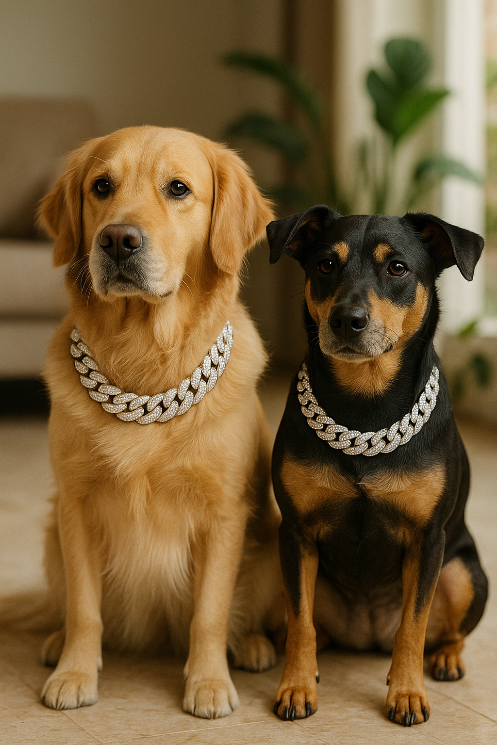 The Diamond Collar - Freezy Cuban Chain in White Gold