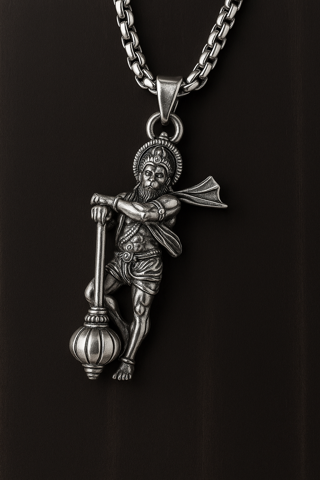 Buy 1 Get 3 Free -Pack of 4 Lord Hanuman Pendants.