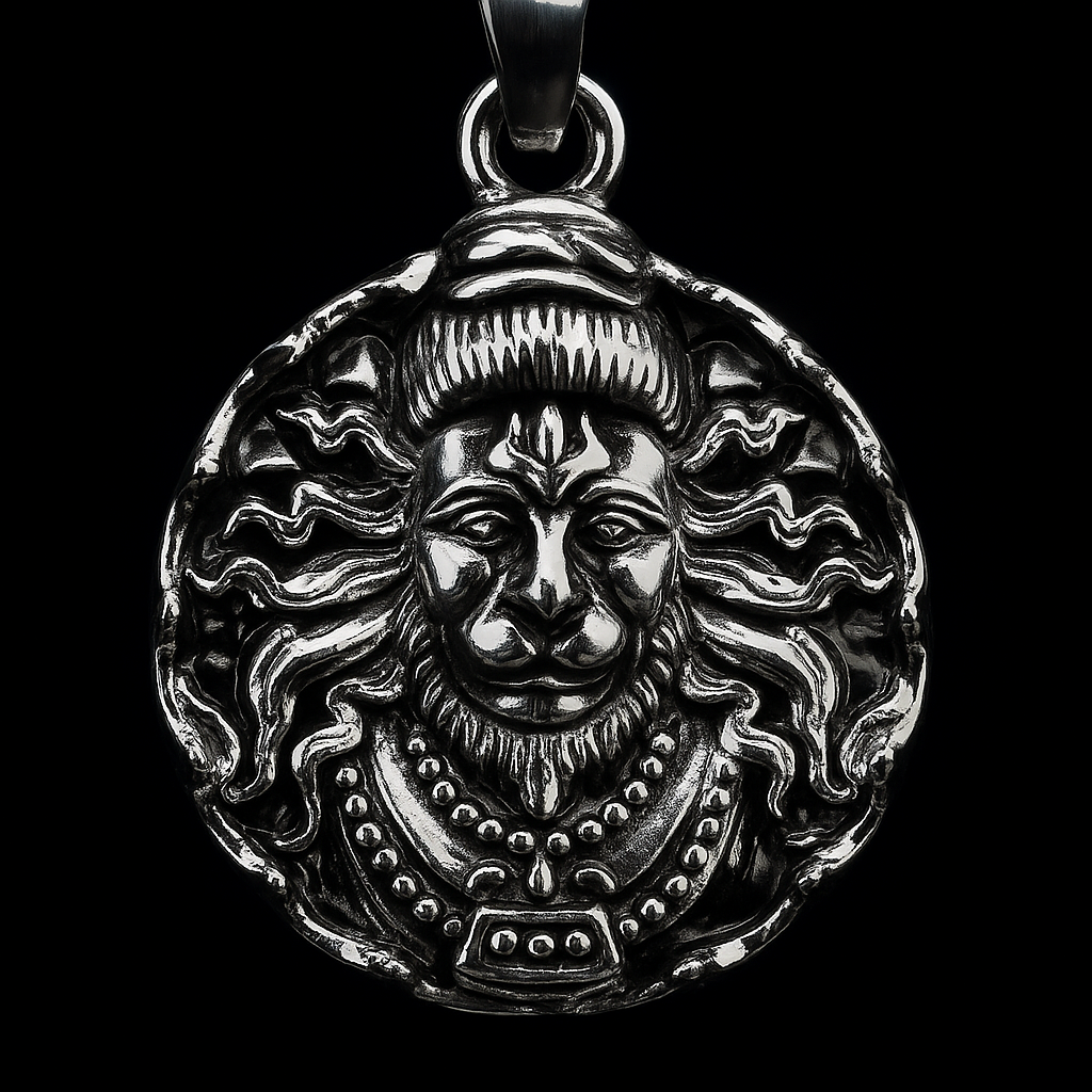 Buy 1 Get 3 Free -Pack of 4 Lord Hanuman Pendants.