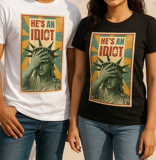 He's An Idiot - Unisex Standard Crew T-Shirt