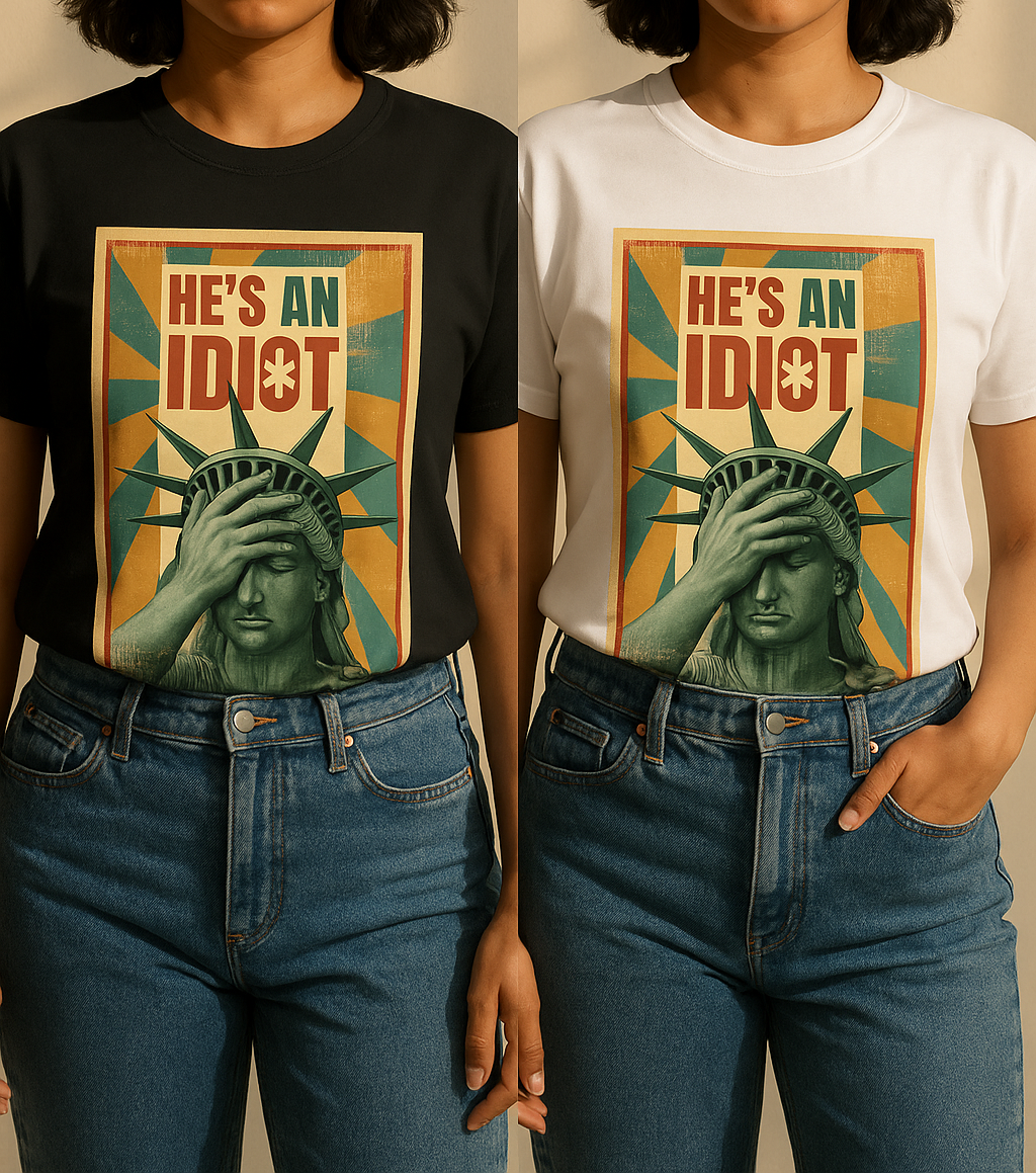 He's An Idiot - Unisex Standard Crew T-Shirt