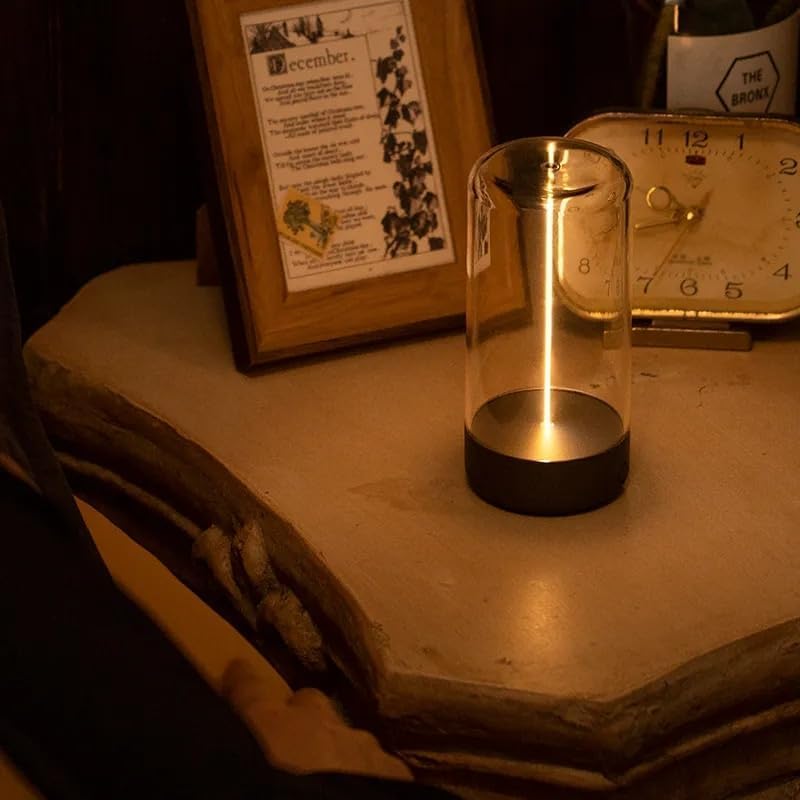 Filament Rechargeable Desk Lamp, Smart Touch Magnetic Light
