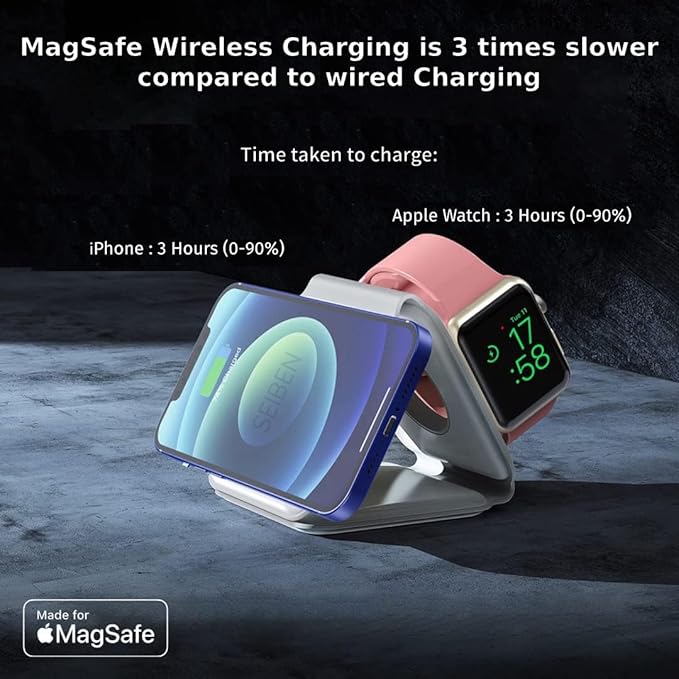 3 in 1 Magnetic Foldable MagSafe Wireless Charger