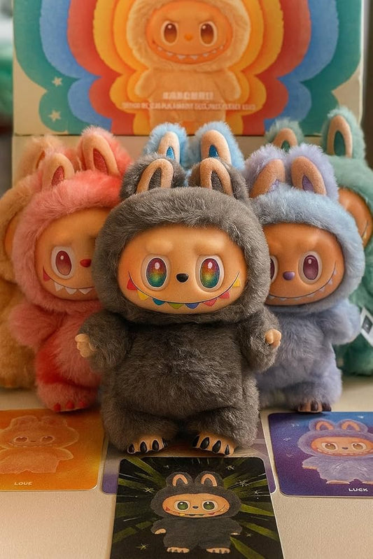 𝐎𝐫𝐢𝐠𝐢𝐧𝐚𝐥 𝐋𝐚𝐛𝐮𝐛𝐮 𝐃𝐨𝐥𝐥 Birthday Gift Labubu | Cartoon Doll | Labubu Toy | Labubu Action Figure | Random Design Action Figures Collectible Toys - 1 PCS
