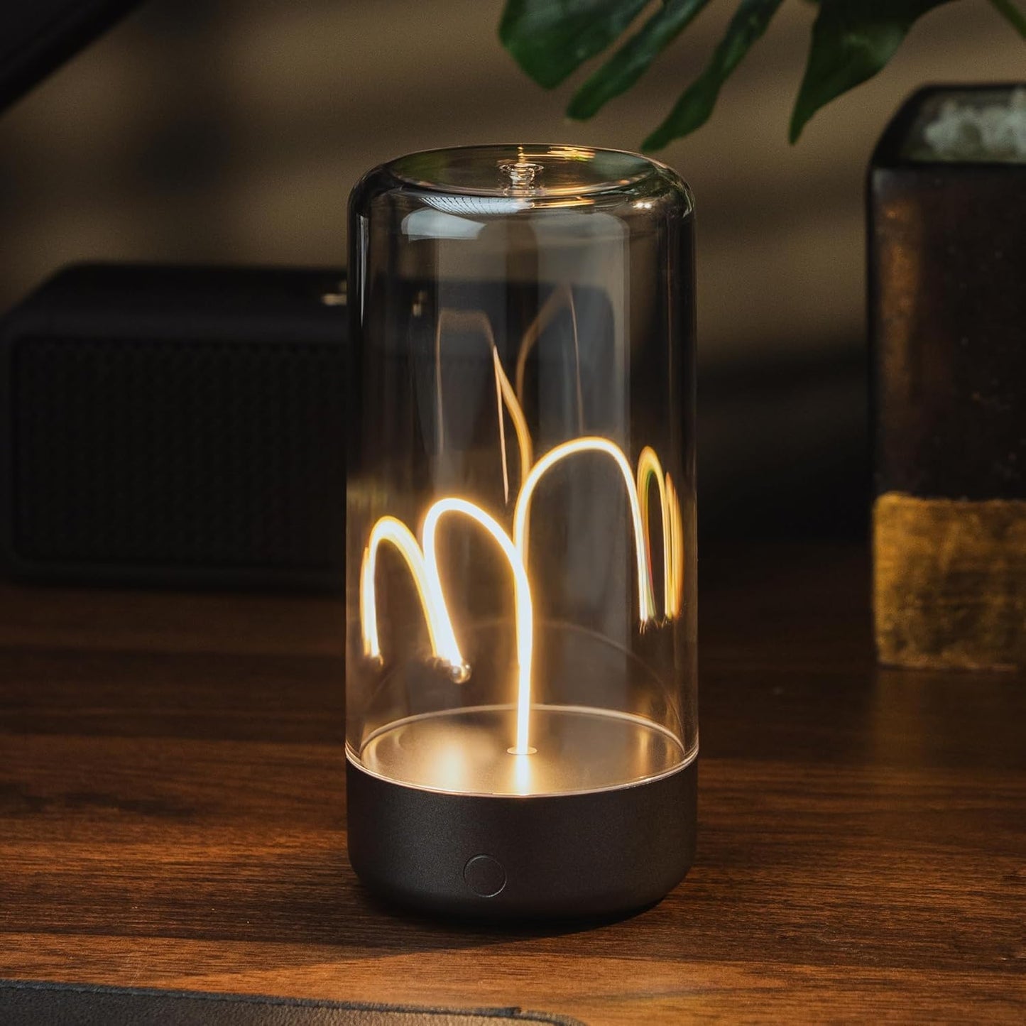 Filament Rechargeable Desk Lamp, Smart Touch Magnetic Light