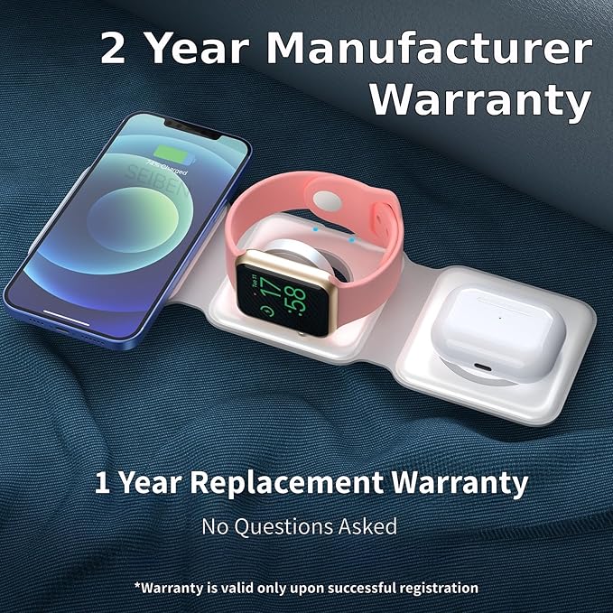 3 in 1 Magnetic Foldable MagSafe Wireless Charger
