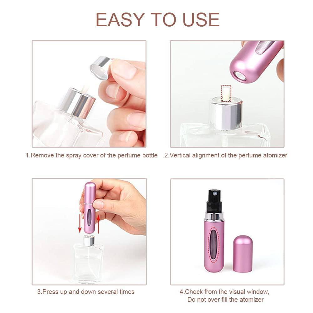 Women’s Pocket Perfume Refill Bottles (Pack of 2)