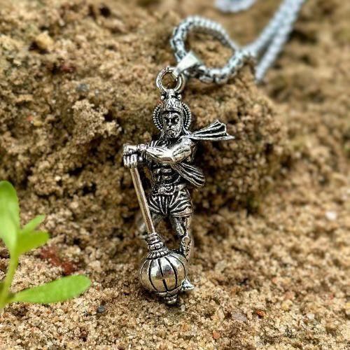 Buy 1 Get 3 Free -Pack of 4 Lord Hanuman Pendants.