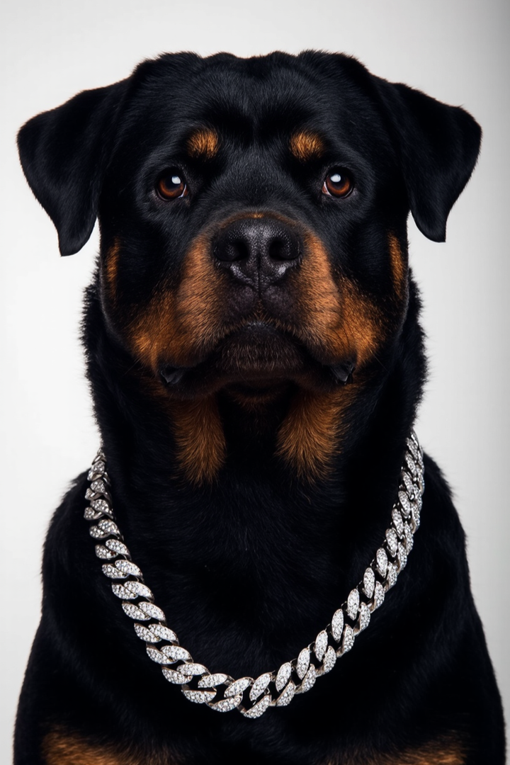 The Diamond Collar - Freezy Cuban Chain in White Gold