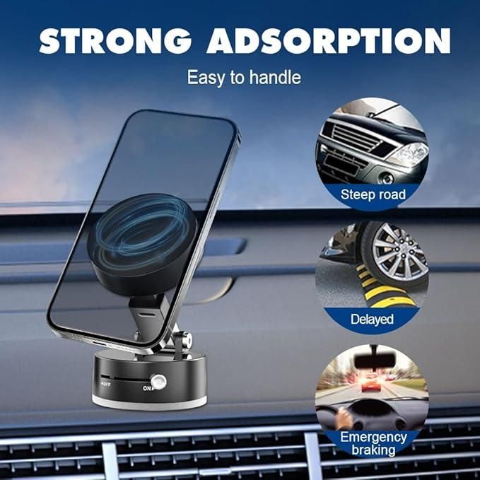 HOLD M - Vacuum Magnetic Suction Phone Holder