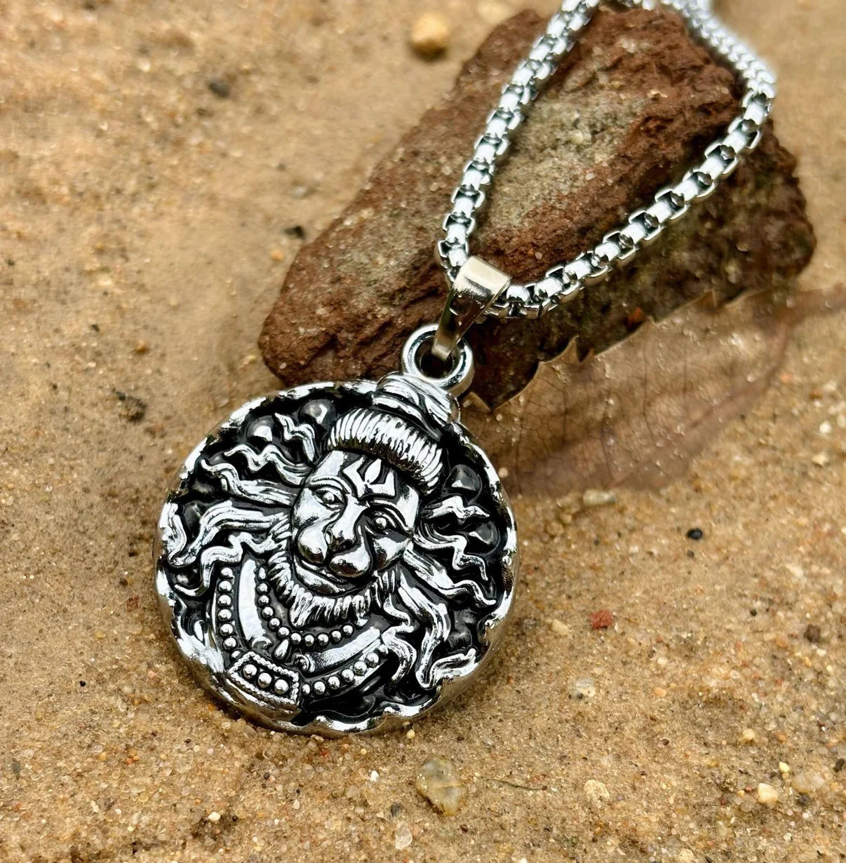 Buy 1 Get 3 Free -Pack of 4 Lord Hanuman Pendants.