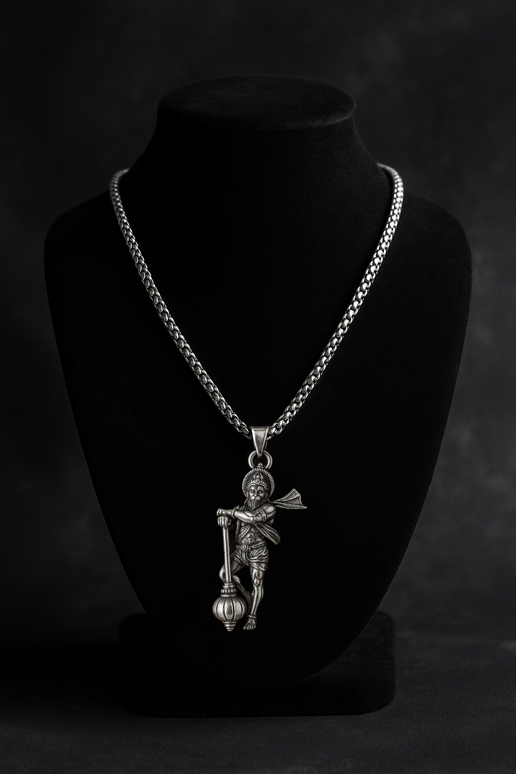 Buy 1 Get 3 Free -Pack of 4 Lord Hanuman Pendants.