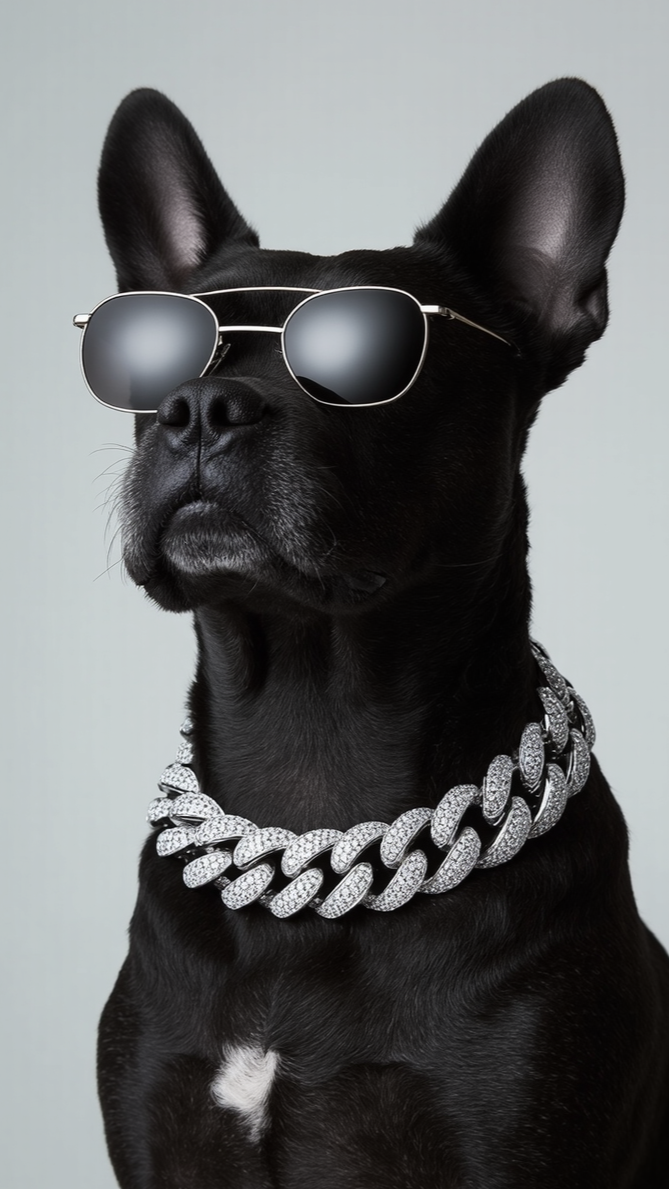 The Diamond Collar - Freezy Cuban Chain in White Gold